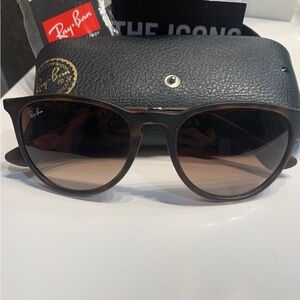 Ray-Ban Sunglasses ERIKA RB 4171 Tortoise Frame Brown Fade Polarized Lens